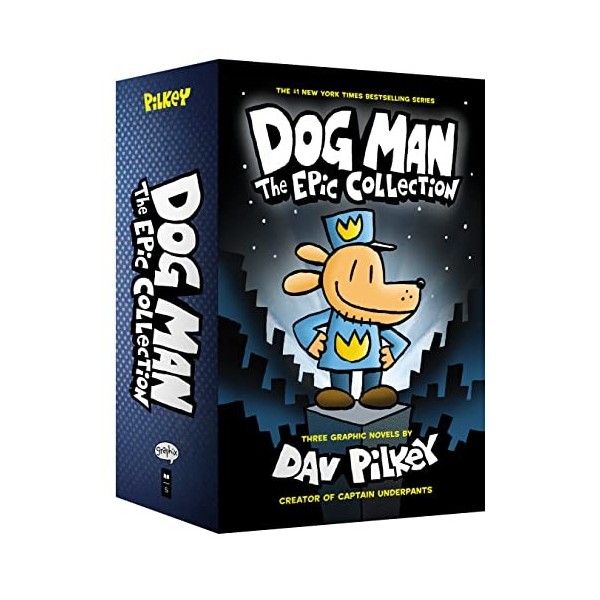Dog Man: The Epic Collection: From the Creator of Captain Underpants Dog Man 1-3 Box Set 