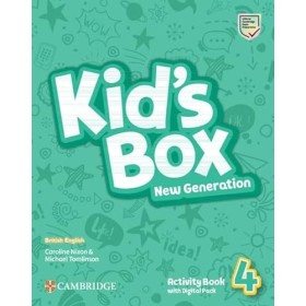 Kids Box New Generation Level 4 Activity Book with Digital Pack British English