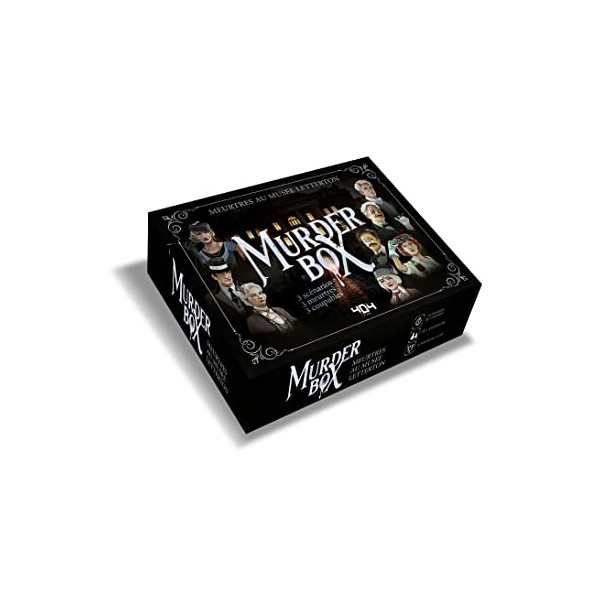 Murder Box - Meurtres au musée Letterton - Jeu de société - Enquête - Mystery - A partir de 14 ans
