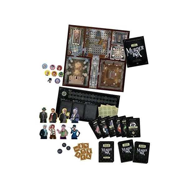 Murder Box - Meurtres au musée Letterton - Jeu de société - Enquête - Mystery - A partir de 14 ans