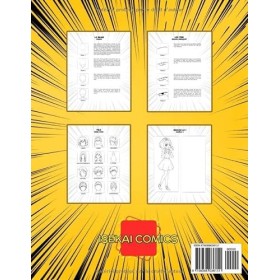 Apprendre à Dessiner Des Mangas: Livre de dessin manga étape par étape pour les enfants. Apprenez à recréer des visages, des 