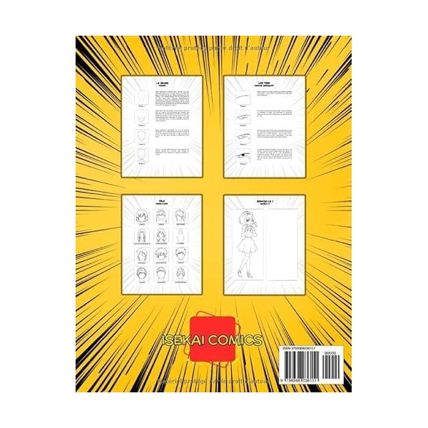 Apprendre à Dessiner Des Mangas: Livre de dessin manga étape par étape pour les enfants. Apprenez à recréer des visages, des 