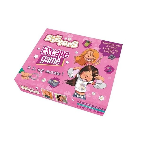 Les Sisters – Escape box – B.D. top secrète ! – Escape game enfant de 2 à 6 joueurs – Dès 6 ans