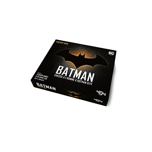 Escape Box Batman : Chasse à lhomme à Gotham City - Escape game de 2 à 6 joueurs - À partir de 14 ans