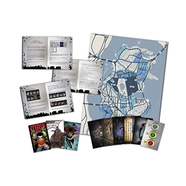 Escape Box Batman : Chasse à lhomme à Gotham City - Escape game de 2 à 6 joueurs - À partir de 14 ans