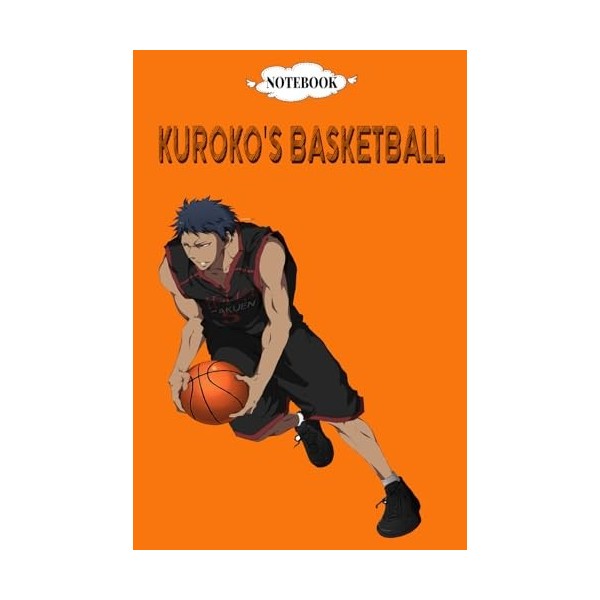 Kurokos Basketball notebook: 6x9 120 Pages Lined College Ruled Paper, Journal, Matte Finish Cover, Diary