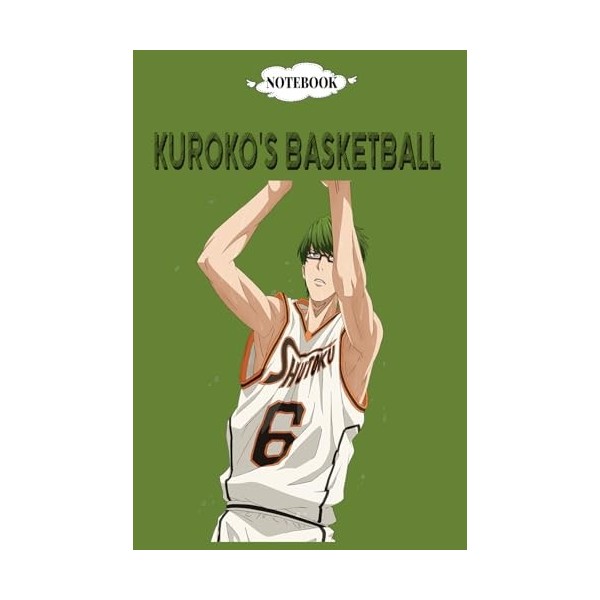 Kurokos Basketball notebook: 6x9 120 Pages Lined College Ruled Paper, Journal, Matte Finish Cover, Diary