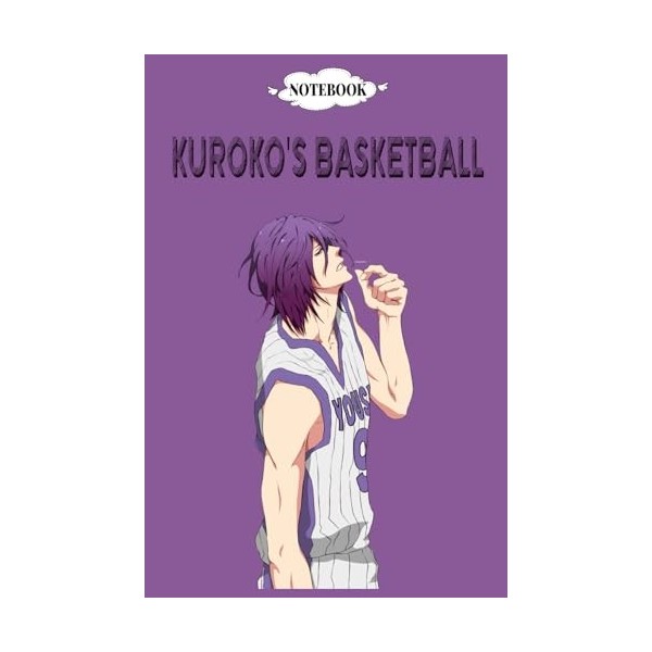 Kurokos Basketball notebook: 6x9 120 Pages Lined College Ruled Paper, Journal, Matte Finish Cover, Diary