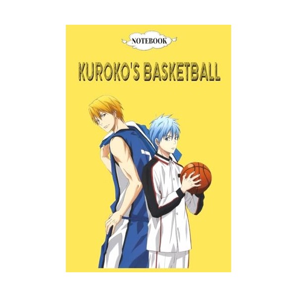 Kurokos Basketball notebook: 6x9 120 Pages Lined College Ruled Paper, Journal, Matte Finish Cover, Diary