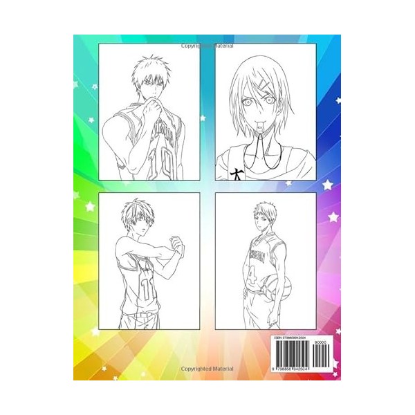 Kuroko No Basket Coloring Book: Coloring Books For Adult And Kids - Selected 50+ Best Illustrations With Funny Scenes To Unle