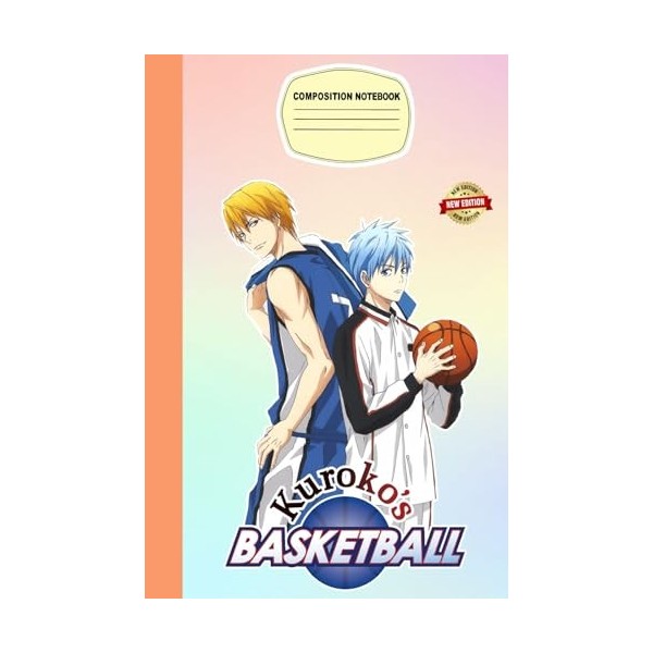 Kuroko No-Basket Notebook Cute Character for Fan Teen Men Women: Kuroko No-Basket Composition Notebook | Thick 110 Pages Jour