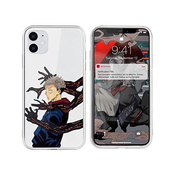 Coque pour Samsung Galaxy S10 4G 6,1" Antichoc Transparent Silicone TPU Protection Housse, Étui de Téléphone Anime Jujutsu 