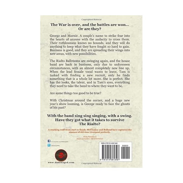 Sing Sing Sing for Murder: Welcome back to The Rialto Ballrooms, where dreams come true and nightmares can come back to haunt