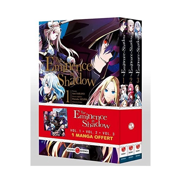 The Eminence in Shadow - Pack découverte vol. 01 à 03 1 vol. offert 