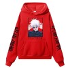 zhedu Anime Jujutsu Kaisen Hommes/Femmes/Unisexe Grande Taille Sweat À Capuche Automne Hiver Pull Décontracté Gojo Satoru Imp