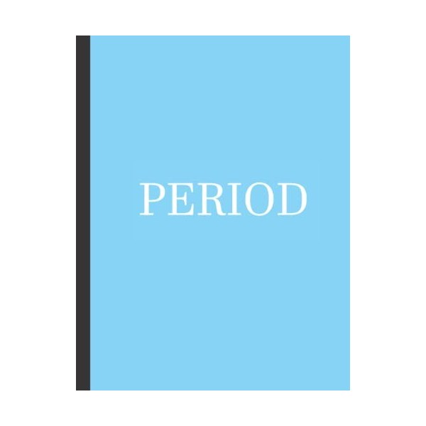 Blue Period Notebook | Blue Notebook gift for Women, for Teens & for Girls for school and daily writing | Lined, 8.5 x 11 inc