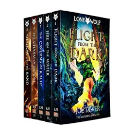 Lone Wolf Series Books 1 - 5 Collection Set by Joe Dever Flight from the Dark, Fire on the Water, Caverns of Kalte, Chasm of