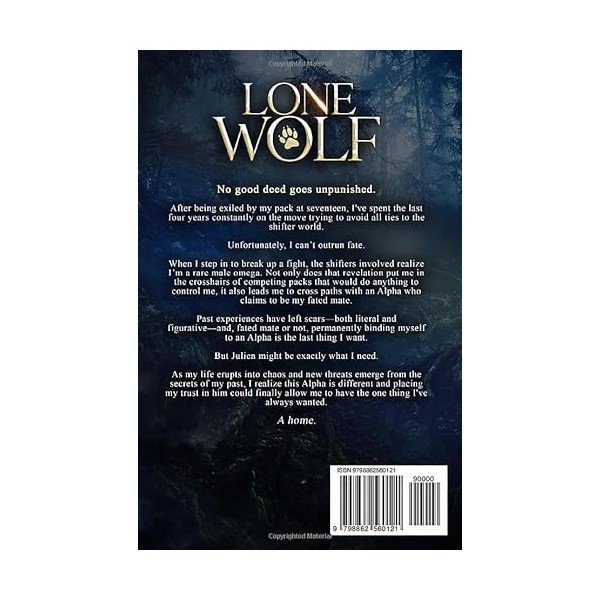 Lone Wolf: MM Shifter Romance Exiled Omegas Book 1 