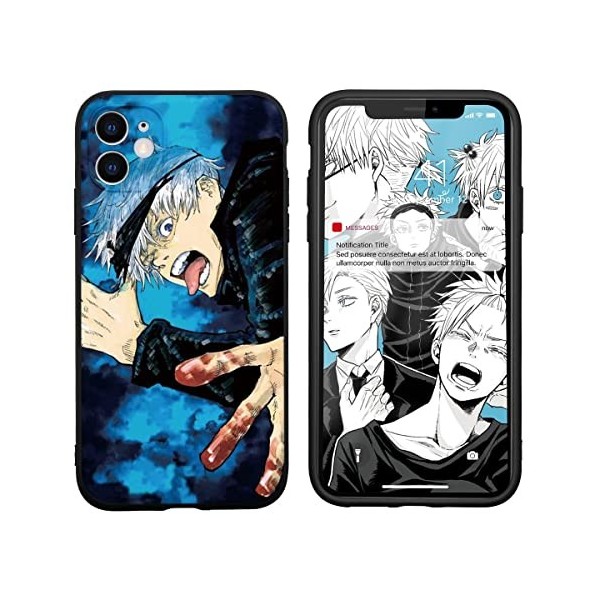 Coque pour Samsung Galaxy A32 5G 6,5" Antichoc Doux Silicone TPU Protection Housse, Étui de Téléphone Anime Jujutsu Kaisen 