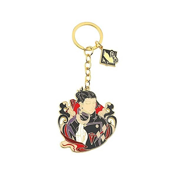 XSLGOGO Anime Jujutsu Kaisen Gojo Satoru Porte-clés Pin Jujutsu Kaisen Sukuna Yuji Mignon Porte-clés Jujutsu Kaisen Kawaii In