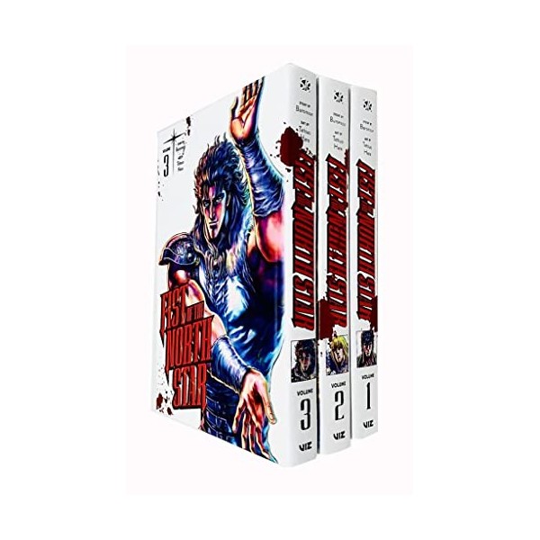 Fist of the North Star Volume 1-3 Collection 3 Books Set By Tetsuo Hara, Buronson