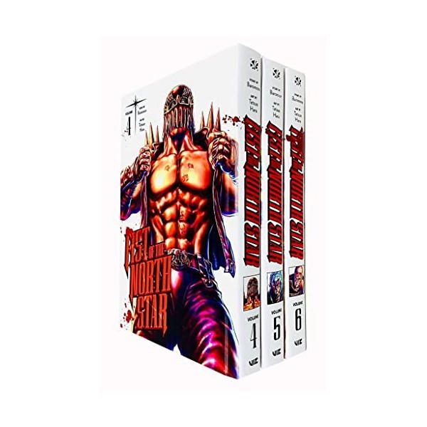 Fist of the North Star Volume 4-6 Collection 3 Books Set By Buronson, Tetsuo Hara