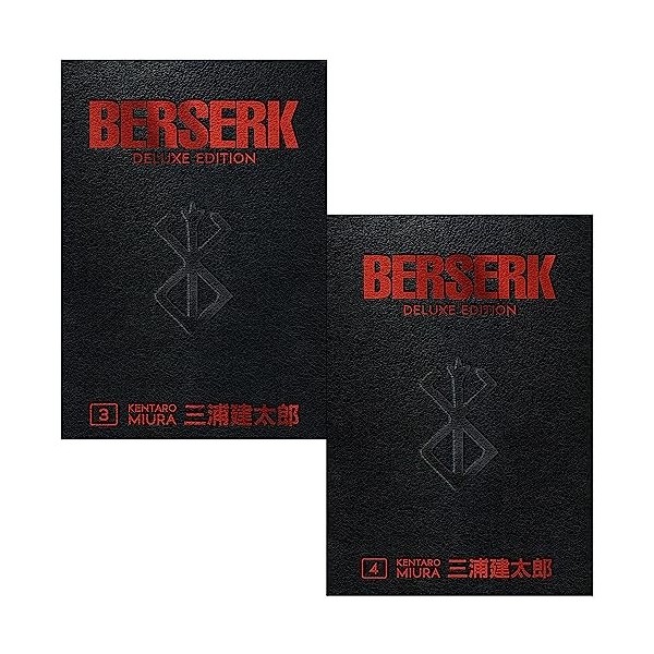 Berserk Deluxe Volume 3-4 Collection 2 Books Set By Kentaro Miura