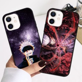 2 Pièces Coque pour Samsung Galaxy A23 5G 6.6 Anime Jujutsu Kaisen Gojo Satoru Itadori Yuji Manga 3D Imprimé Motiv Case Dou