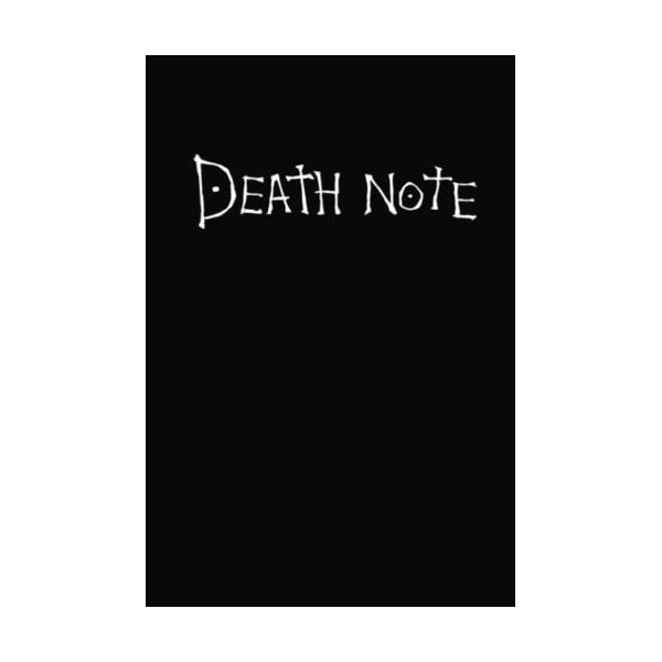 Death Note Taccuino: Edizione Nera Italiano - Regalo per taccuino - Diario per i fan di Anime o Manga Death Note - Carta a ri