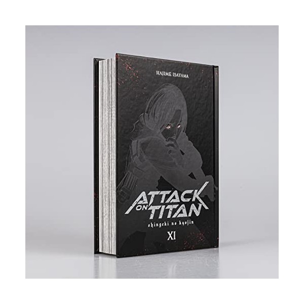 Attack on Titan Deluxe 11: Edle 2-in-1-Ausgabe des Mangas im Hardcover mit Farbseiten