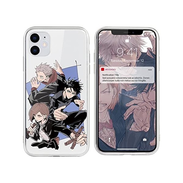 Coque pour Samsung Galaxy S21 Plus 5G 6,7" Antichoc Transparent Silicone TPU Protection Housse, Étui de Téléphone Anime Juj