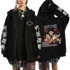 westtrend Anime Jujutsu Kaisen Hoodies with Zipper Yuuji Itadori Cosplay Sweatshirts Sukuna Ryomen Hoodies Satoru Gojo Loose 
