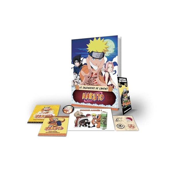 Naruto - Le calendrier de lavent officiel 2023 - Pour enfants à partir de 6 ans
