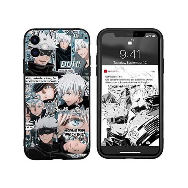 Coque pour Samsung Galaxy A7 2018 6" Antichoc Doux Silicone TPU Protection Housse, Étui de Téléphone Anime Jujutsu Kaisen Bum