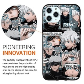 Coque pour Samsung Galaxy A7 2018 6" Antichoc Doux Silicone TPU Protection Housse, Étui de Téléphone Anime Jujutsu Kaisen Bum