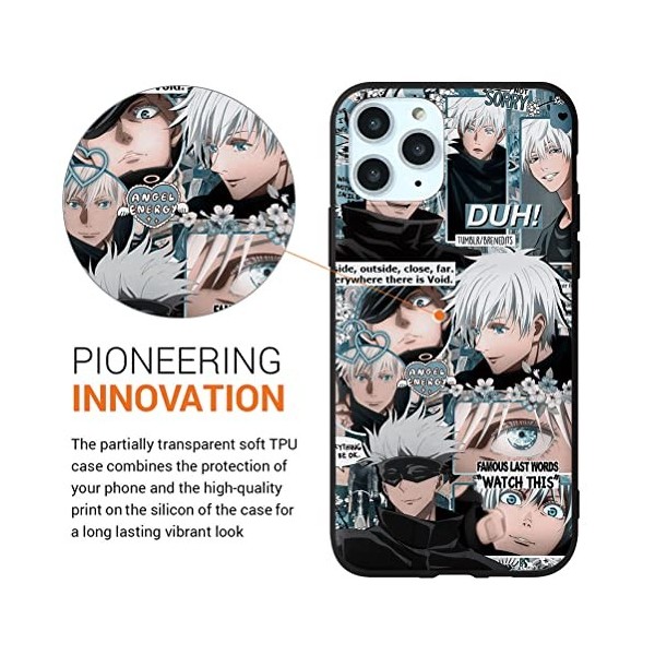 Coque pour Samsung Galaxy A7 2018 6" Antichoc Doux Silicone TPU Protection Housse, Étui de Téléphone Anime Jujutsu Kaisen Bum