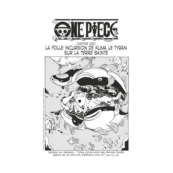 One Piece édition originale - Chapitre 1092 : La folle incursion de Kuma le tyran sur la Terre Sainte One Piece Chapitres 