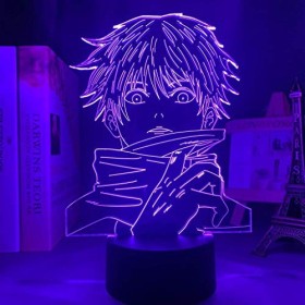Lampe Anime Satoru Gojo lumière Jujutsu Kaisen veilleuse LED pour cadeau danniversaire Jujutsu Kaisen veilleuse Satoru lampe