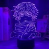 Lampe Anime Satoru Gojo lumière Jujutsu Kaisen veilleuse LED pour cadeau danniversaire Jujutsu Kaisen veilleuse Satoru lampe