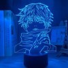 Lampe Anime Satoru Gojo lumière Jujutsu Kaisen veilleuse LED pour cadeau danniversaire Jujutsu Kaisen veilleuse Satoru lampe