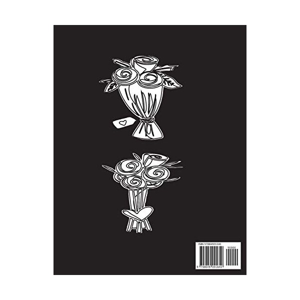 amazing flowers: An Adult Coloring Book: Patterns, Decorations, Inspirational,Stress Relief and Relaxation