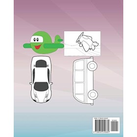 Trucks, Planes and Cars Coloring Book for kids: Preschoolers, Boys, Girls & Kids Ages 2-4, Ages 4-8,Vehicle Coloring Book for