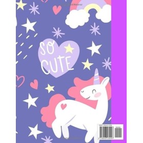 sketch**book: Blank Paper with Unicorns and Doodles, Large Journal With Blank.100+ Pages, 8.5"x11"