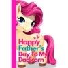 Happy Fathers Day To My Dadicorn: Lined Journal Notebook,Papa, Dad