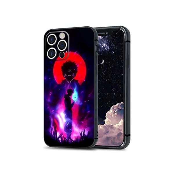 Yuji Itadori and Sukuna Jujutsu Kaisen Coque de protection en silicone mat pour iPhone 7/8/SE 2020 