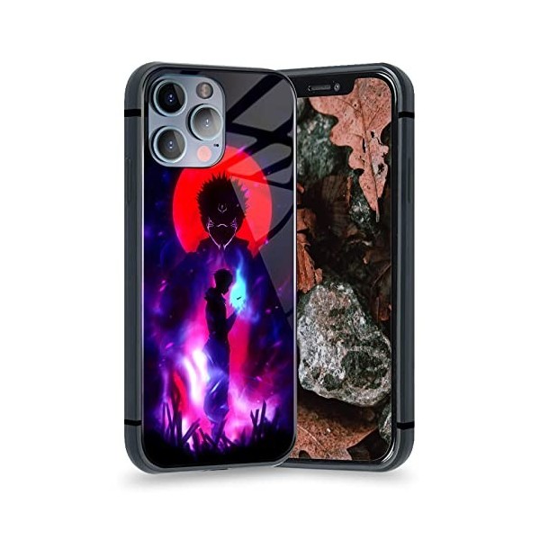 Yuji Itadori and Sukuna Jujutsu Kaisen Coque de protection en silicone mat pour iPhone 7/8/SE 2020 