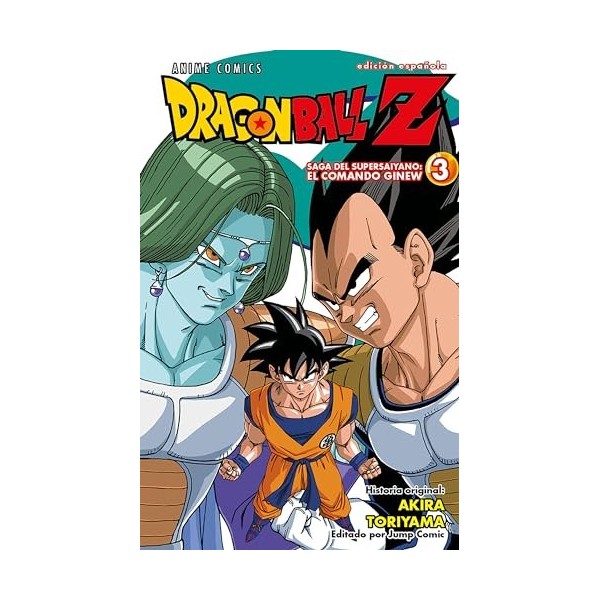 Dragon Ball Z Anime Comics Saga del comando Ginew nº 03/06