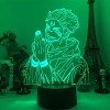 Anime Jujutsu Kaisen Ryomen Sukuna Lampe dillusion 3D Colorful RVB LED Night Night Light Chambre à coucher Décor Atmosphère 