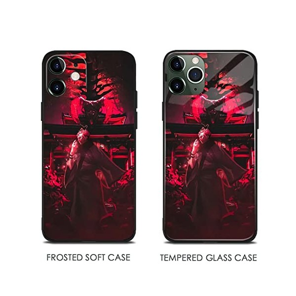 HWLHJJ Ryomen Sukuna Jujutsu Kaisen Coque de protection pour iPhone 7 Plus/8 Plus, verre trempé