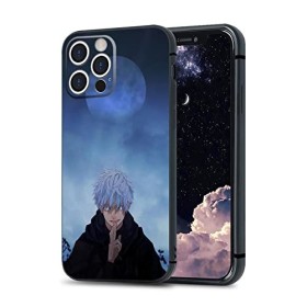 Satoru Gojo Jujutsu Kaisen Coque de protection en verre trempé pour iPhone 7/8/SE 2020